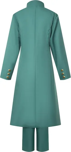 Vista 5 de SBluuCosplay Adult Halloween Women Green Uniform Cosplay Costume