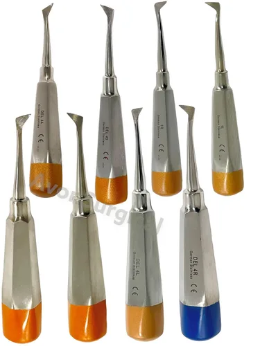 Vista 18 de ArTlAb -Elevadores dentales premium Extracción Extracción Osteotome Periotome Luxating Elevator Apical Spade Cryer Proximator Ascensor Implante