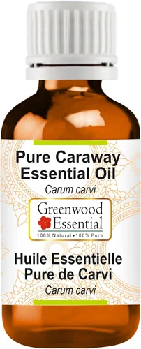 Vista 6 de Greenwood Essential Aceite esencial de alcaravea pura (Carum carvi) con cuentagotas de vidrio destilado al vapor 0.2 fl oz (0.16 oz)