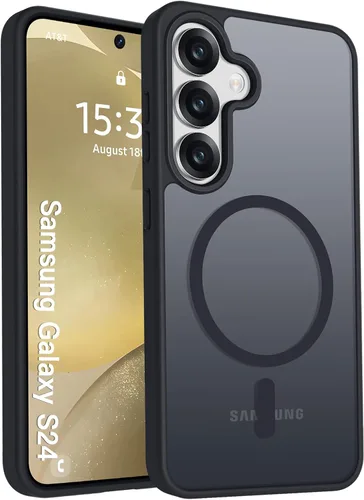 Vista 32 de Funda para teléfono Google Pixel 9 Pro XL, Compatible con Magnético, Protección contra Caídas de Grado Militar Translúcida Mate Resistente a Golpes
