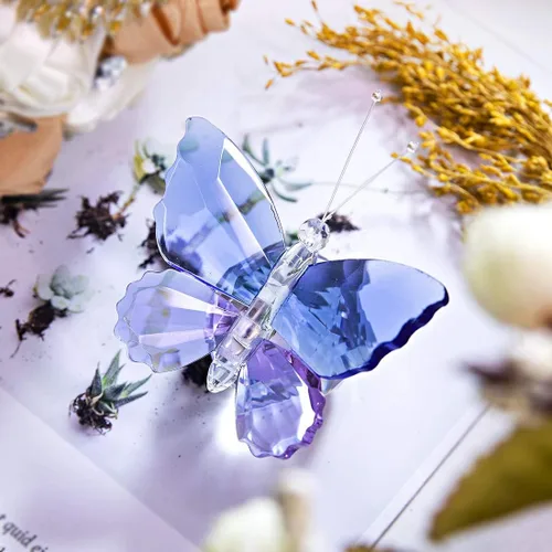 Vista 2 de H&D HYALINE & DORA Sun Catcher Crystal Animal Figurine Ornamento Home Mesa Decoation Pisapapeles