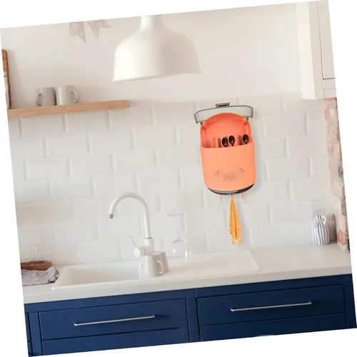 Vista 9 de SHOWERORO Soporte para palillos colgantes, montaje en pared, almacenamiento de palillos multifunción, organizador de utensilios de cocina, caja