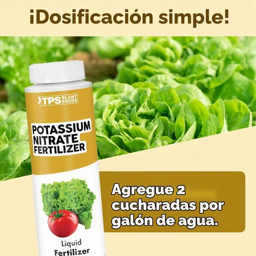 Vista 3 de Fertilizante de nitrato de potasio, suplemento de nitrógeno líquido