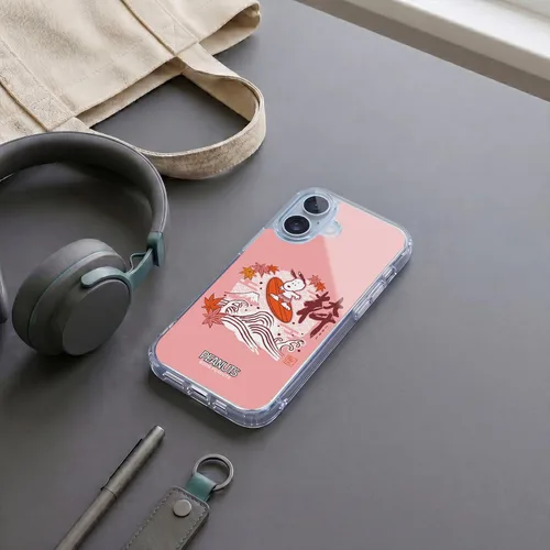 Vista 62 de Carcasa de gel para iPhone 7 Plus/iPhone 8 Plus, diseño de Snoopy Oriental de Peanuts, Badges