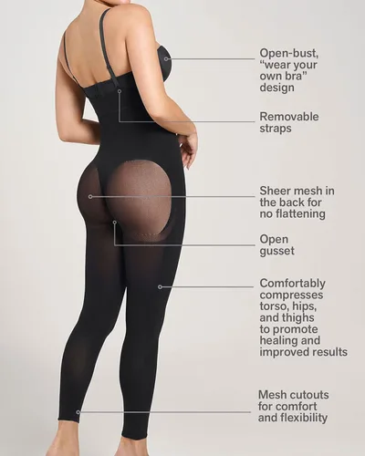 Vista 4 de Body para levantamiento de glúteos y control de abdomen para mujer