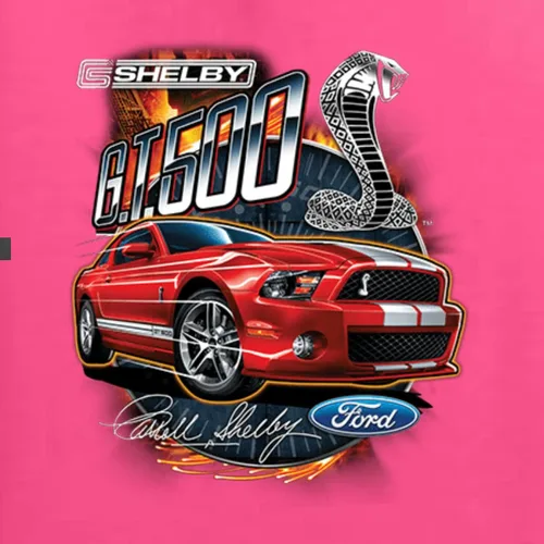 Vista 32 de Wild Bobby Shelby GT500 Cobra - Sudadera con capucha con diseño oficial de Ford Motors Cars and Trucks