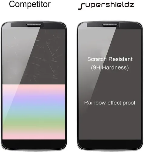 Vista 2 de Supershieldz Protector de pantalla de vidrio templado diseñado para BLU Vivo XL5, antiarañazos, sin burbujas