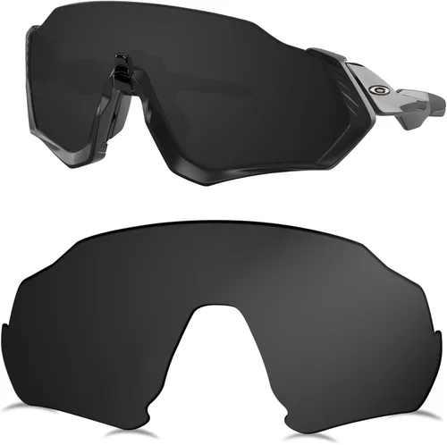 Vista 2 de Prizo Lentes de repuesto polarizadas para gafas de sol Oakley Flight Jacket OO9401 - MultiOptions