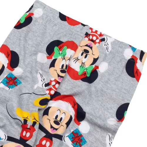 Vista 4 de Disney Girls' Mickey Minnie Mouse 2-Piece Snug-fit Cotton Pajama Set