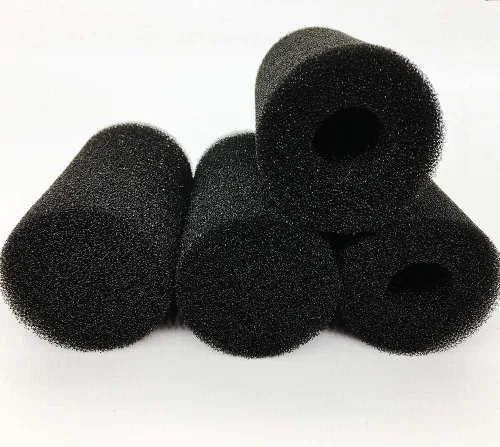 Vista 5 de Esponja de prefiltro, paquete de 4 rollos de espuma para acuario, accesorios de filtro compatibles para pecera