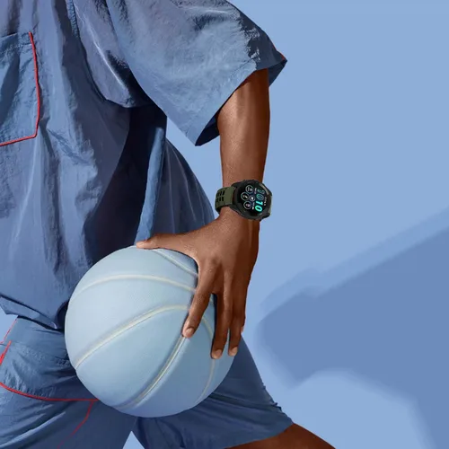 Vista 2 de ISABAKE Compatible con Garmin Vivoactive 4/Venu 2/Forerunner 255 265 Bandas, correa de silicona deportiva para Samsung Galaxy Watch 3 1.772 Verde