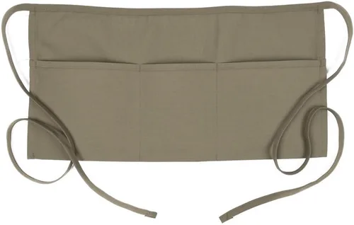 Vista 3 de Delantal de cintura de FAME con 3 bolsillos F9 - 34" L X 23" W - Twill de poliéster/algodón 65/35 - Delantal para camarero/camarera - Talla única