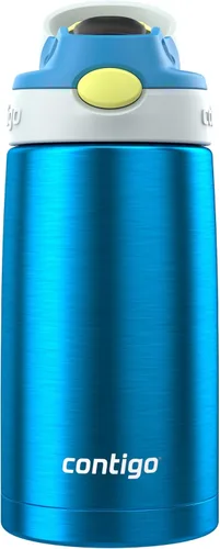 Vista 9 de Contigo Autospout - Botella de agua con popote y pajita, 384.81 ml, Azalea/Pansy