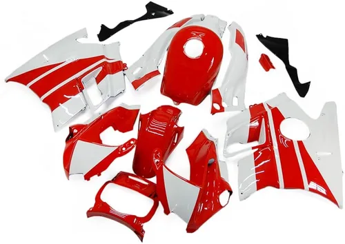 Vista 2 de Kit completo de carenados de motocicleta de plástico ABS apto para Honda CBR600F2 1991 1992 1993 1994 Carrocería Kits de carrocería CBR600F2 Blanco