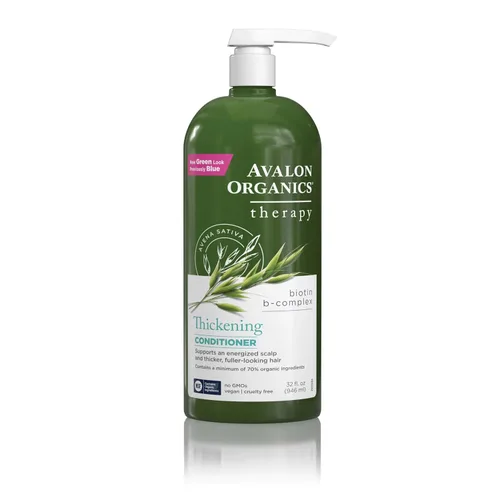 Vista 9 de Avalon Organics All Natural Biotin B-Complex - Acondicionador de terapia, 11 onzas líquidas