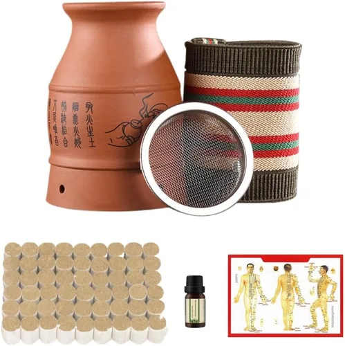 Vista 5 de Moxibustion - Juego de 54 rollos de moxa de jade