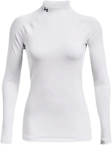 Vista 3 de Under Armour ColdGear Authentics - Camiseta de cuello alto falso para mujer