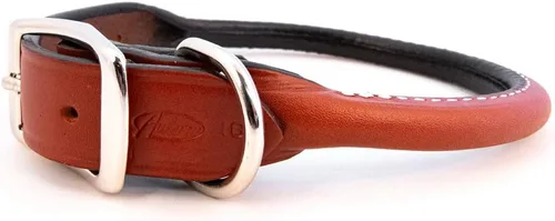 Vista 4 de Auburn Leathercrafters Collar de perro enrollado - 18 Verde