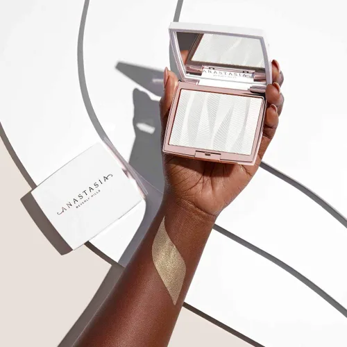 Vista 6 de Anastasia Beverly Hills - Resaltador helado en polvo de oro blanco brillante