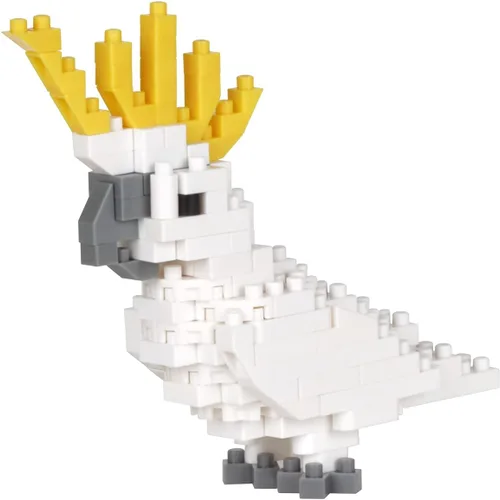 Vista 6 de nanoblock - Aves - Guacamayo azul y amarillo, serie Colección Kit de construcción