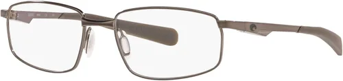 Vista 2 de Costa Del Mar Bimini Road 110 - Marco rectangular para gafas graduadas para hombre, Lente de bronce clarodemo cepillado, 52 mm
