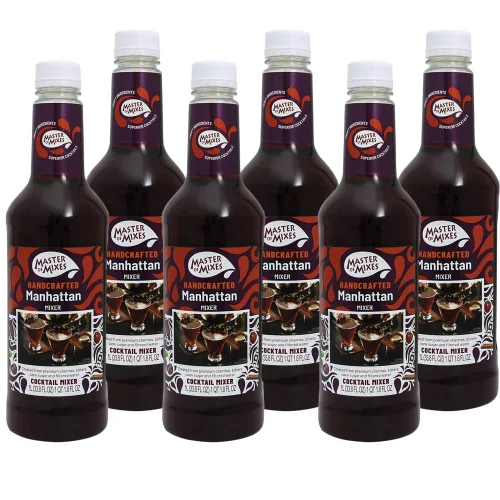 Vista 7 de Master of Mixes Manhattan - Mezcla de bebidas, lista para usar, botella de 1 litro (33.8 onzas líquidas), paquete de 3 Sweet & Tart Vermouth With