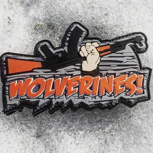 Vista 2 de Patriot Patch Co - Wolverines. - Parche