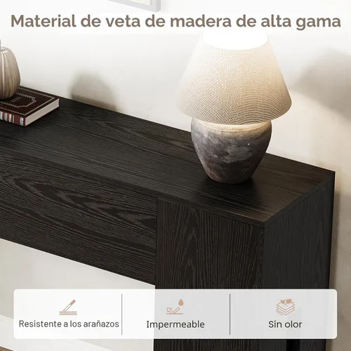 Vista 8 de Tribesigns Mesa Consola Larga de 71 Pulgadas para Entrada, Consola de Sofá Estilo Granja Detrás del Sofá, Mesa de Entrada para Pasillo, Vestíbulo