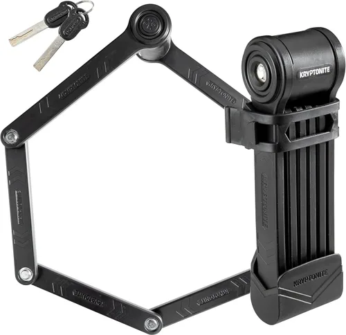 Vista 7 de Kryptonite Keeper - Candado plegable para bicicleta, 2.75 pies/3.25 pies de largo, compacto, ligero, de alta seguridad, antirrobo, plegable, con 2