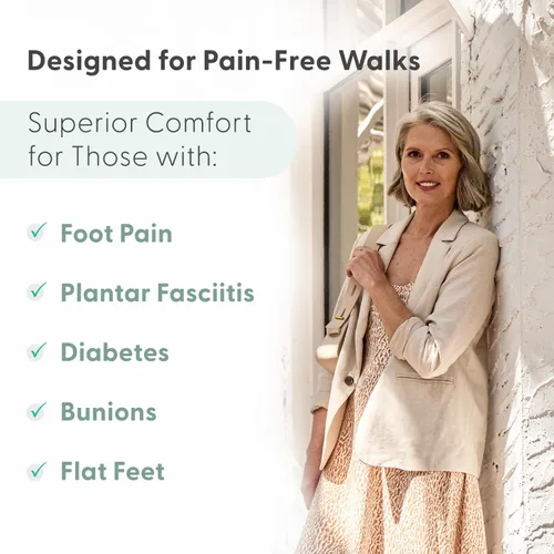 Vista 4 de Orthofeet Sandalias ortopédicas de cuero para mujer