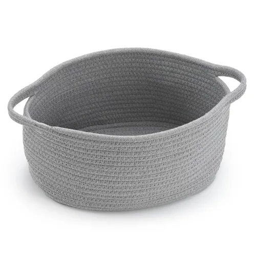 Vista 20 de Happyiren Linda Cesta Tejida para Regalo – Cesta de Regalo Vacía Beige para Guardería, Regalos de Fiesta de Bebé, Cumpleaños, Boda, Cestas Boo