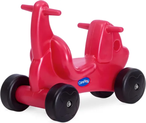 Vista 6 de Careplay Juguete 2 en 1 para cachorros para empujar, uso en interiores y Rojo