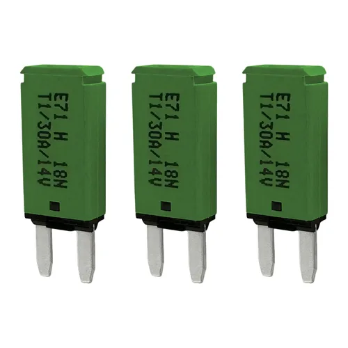 Vista 12 de Mini ATM Auto Reinicio 5 Amperios Disyuntor de Circuito Fusible para Protección de Batería de Audio Automotriz Marina RV Coche Camión (T1) Reinicio