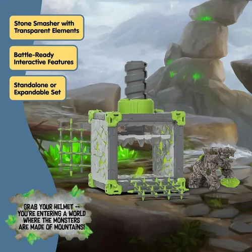 Vista 7 de schleich Eldrador Creatures - Juego de 28 piezas BattleCave Stone Smasher para niños y niñas, niños a partir de 7 años 42734