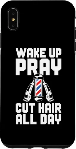Vista 8 de iPhone 11 Pro Max Barbershop Wake Up Pray Cut Hair All Day Barbershop