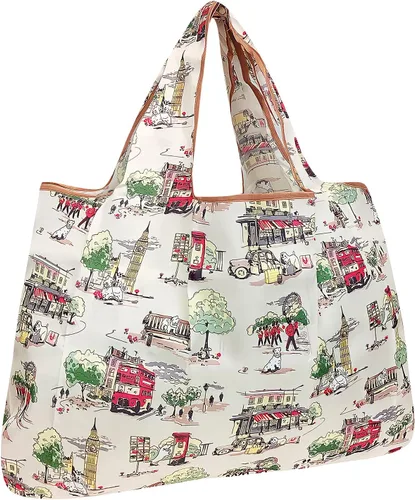 Vista 17 de Bowbear Bolsa de compras reutilizable de nylon plegable
