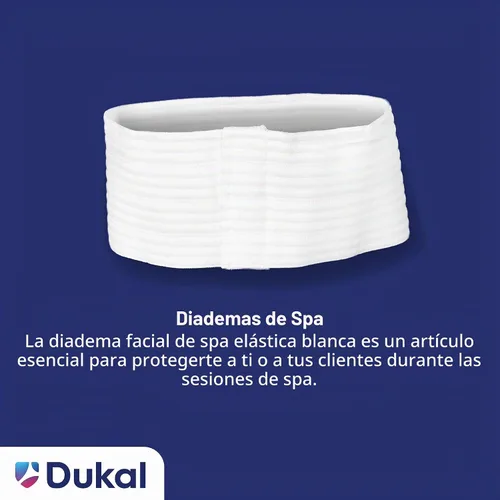 Vista 3 de Diadema elástica desechable con cierre, 48 unidades.