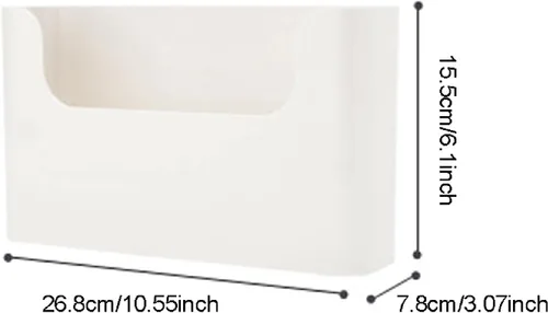 Vista 2 de Organizador de mesita de noche, estante de almacenamiento flotante para pared, estante para colgar en la pared, dormitorios, baños, oficinas
