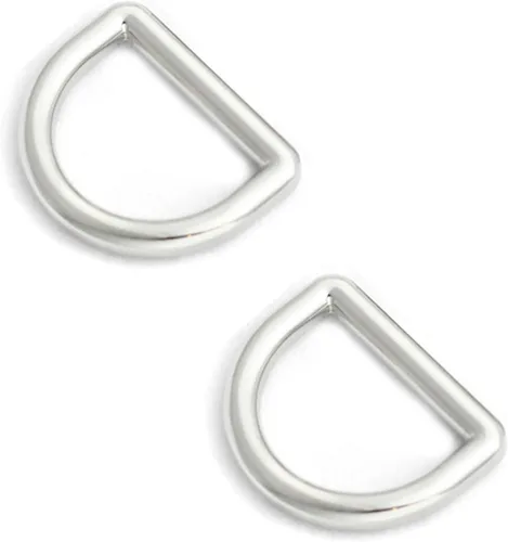 Vista 15 de Ganchos giratorios de metal con anillos en D y hebillas deslizantes para bolso arcoíris Tri-Glides..