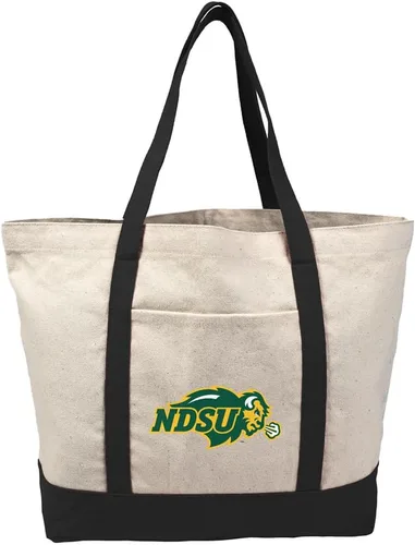 Vista 374 de Campus Lab Bolsa de lona con logotipo primario colegiado con bolsillo externo, bolsa de hombro reutilizable para ir de compras, playa Águilas A&m