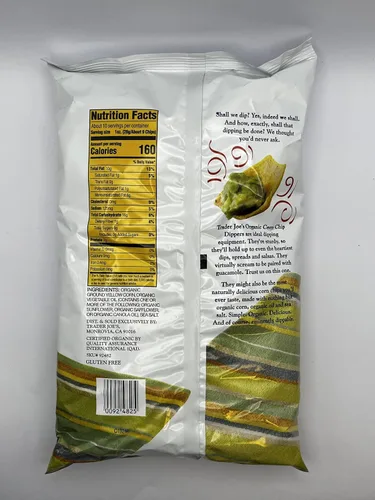 Vista 3 de Trader Joes Organic Corn Chip Dippers (1 paquete, maíz)