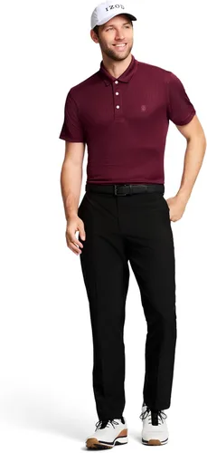 Vista 2 de IZOD Pantalones de golf Swingflex de corte recto sin pinzas para hombre