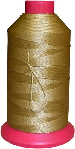 Vista 13 de UV Resistant Bonded Polyester Sewing Thread for Upholstery, Outdoor, Marine (Army tan, Tex 70)