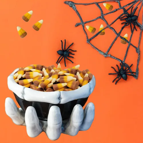Vista 7 de Fruidles Golosinas de caramelo de maíz para Halloween, sin gluten, aperitivos divertidos y festivos (media libra)