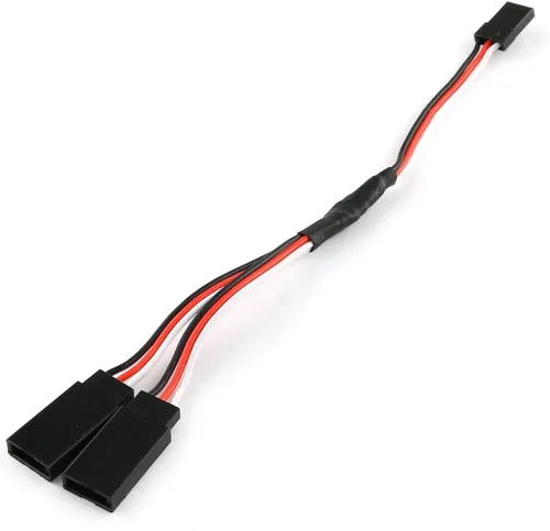 Vista 2 de E-outstanding Cable de extensión de servo enchufe de 5.906 in estilo Y de 3 pines Servo Cable de extensión para RC Avión JR Futaba Servo Accesorios