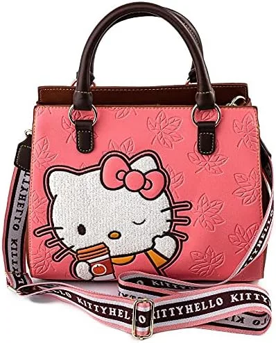Vista 2 de Loungefly Hello Kitty Pumpkin Spice Latte Wave - Bolsa cruzada, Varios