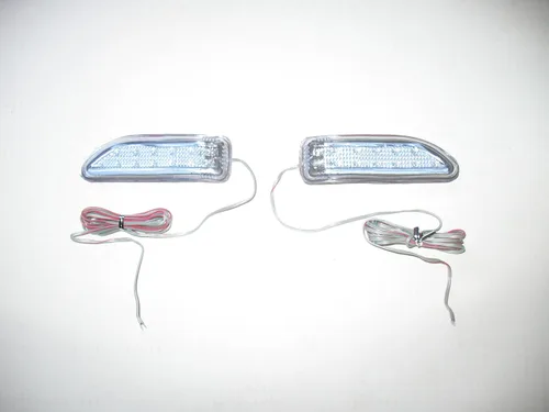 Vista 2 de BlingLights Add-On - Juego de 2 luces LED ámbar para retrovisor, color ámbar