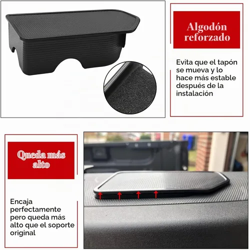 Vista 6 de TTCR-II Cubiertas para orificios de estaca para riel de cama GMC Sierra y Chevy Silverado 2014-2018, cubiertas de bonneau para camiones para Sierra