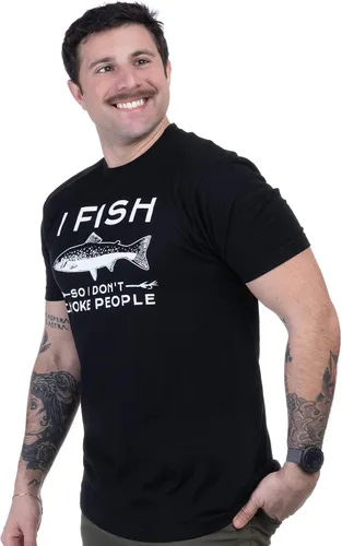 Vista 3 de Funny Fishing Humor Tee Shirts Fisherman Jokes Rod Pole Grandpa Men Women T-Shirt