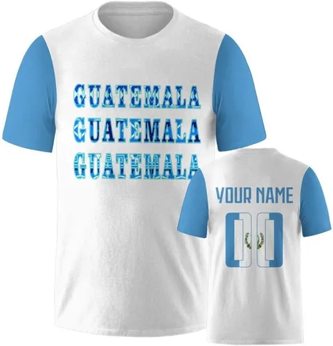 Vista 19 de Camisetas de fútbol nacionales personalizadas 2024 con diseño de fuentes, ropa personalizada con tus números de nombre para hombres, mujeres